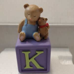 Vintage Alphabet Block K